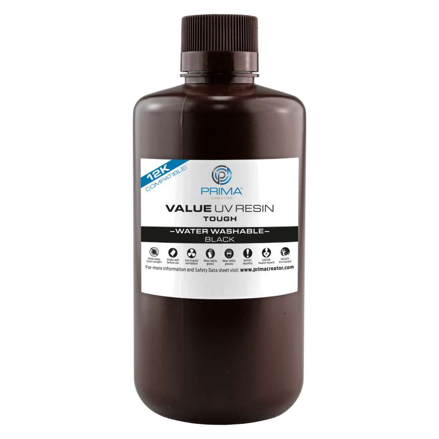PrimaCreator Value Tough (ABS Like) veekindel UV vaigud - 1000 ml – 2