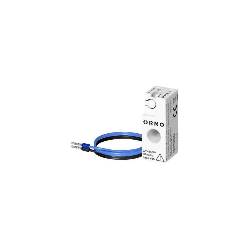 Orno vienfazis srovės transformatorius su matavimo įrašymu, maks. 250 V / 63 A, „Tuya Smart Wi-Fi“