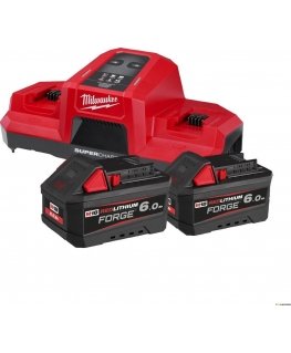 Milwaukee Komplektas M18 FORGE NRG-602, 18V, 2xM18 FB6, 6,0Ah, M18 DBSC