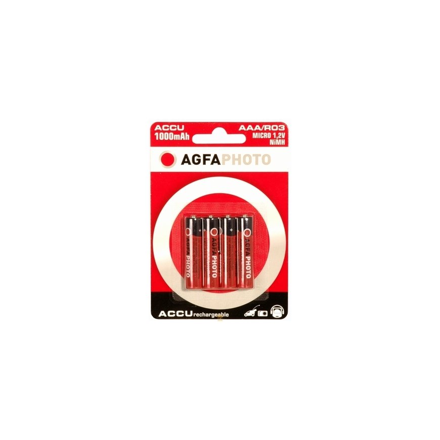 AgfaPhoto Batterijen 1x4 Akku NiMh Micro