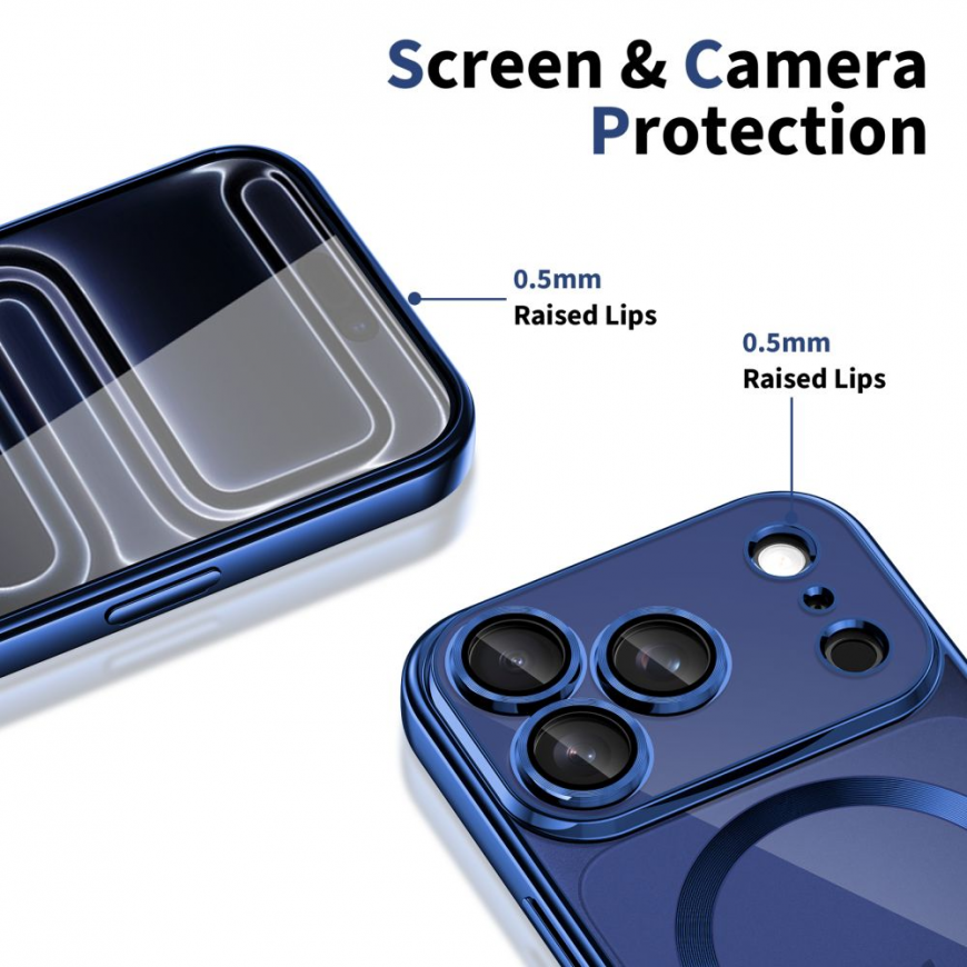 TECH-PROTECT MAGFLEX MAGSAFE IPHONE 17 PRO SHINY DEEP BLUE – 2