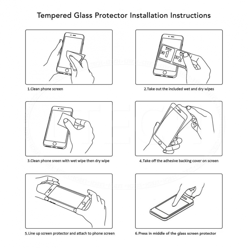 Reals Glass grūdinto stiklo ekrano apsauga Huawei P30 Lite – 3