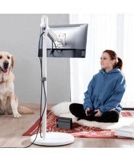 Spacetronik Mobilus monitorių ir TV stovas SPE-T01W 10kg, balta