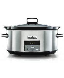 Crock-Pot CSC063X slow cooker 7.5 L 320 W Black, Stainless steel