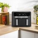 Tefal Easy Fry Dual XXL EY9428E0 fritüür Kahekohaline 11 l Eraldiseisev 2020 W Kuumaõhu fritüür Must