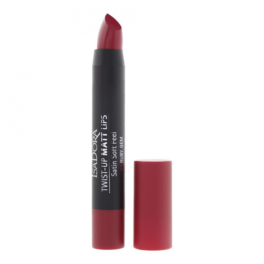 IsaDora, Twist-Up, Sculpting, Cream Lipstick, 65, Ruby Gem, 3.3
