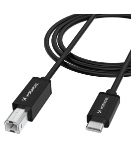 Wozinsky WKDDY1S USB-B - USB-C Cable 1m - Black