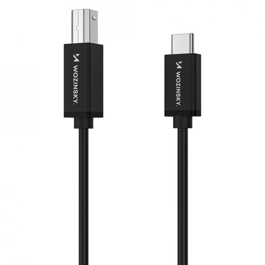 Wozinsky WKDDY1S USB-B - USB-C Cable 1m - Black – 4