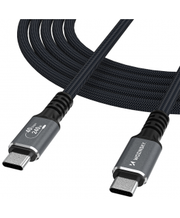Wozinsky WPS-UY42S USB-C Thunderbolt 4 Cable 240W 2m 4K - Black