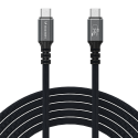 Wozinsky WPS-UY42S USB-C Thunderbolt 4 Cable 240W 2m 4K - Black