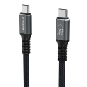 Wozinsky WPS-UY42S USB-C Thunderbolt 4 Cable 240W 2m 4K - Black