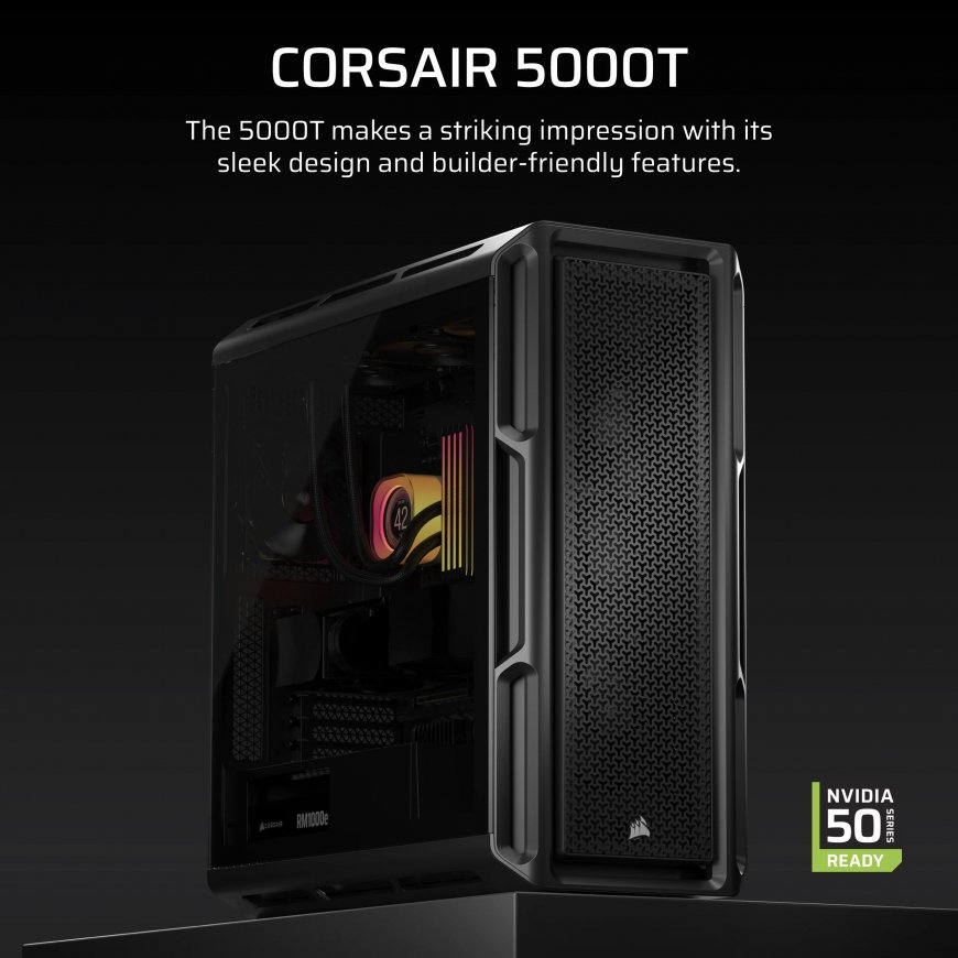 Corsair 5000T „Midi Tower“ Juoda – 3