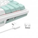 REDRAGON K719WG-RGB-PRO Galatin keyboard USB + RF Wireless + Bluetooth White, Green