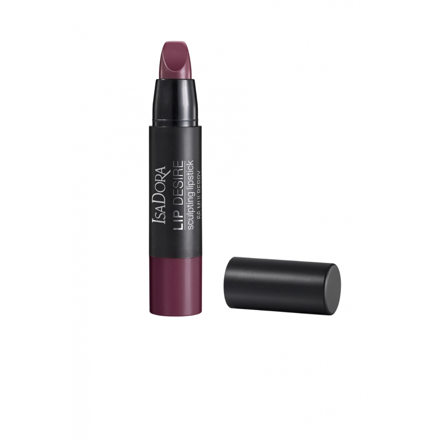 IsaDora, Lip Desire, Sculpting, Cream Lipstick, 66, Mulberry, 3.