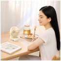 Mini desk fan AWEI F45 with clip 1200mAh white Mini desk fan AWEI F45 with clip 1200mAh white