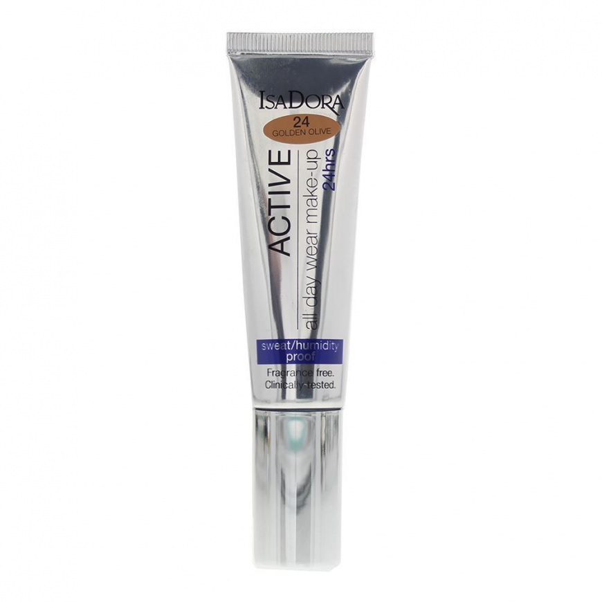 IsaDora, 24 Hrs Active, Natural, Liquid Foundation, 24, Golden O
