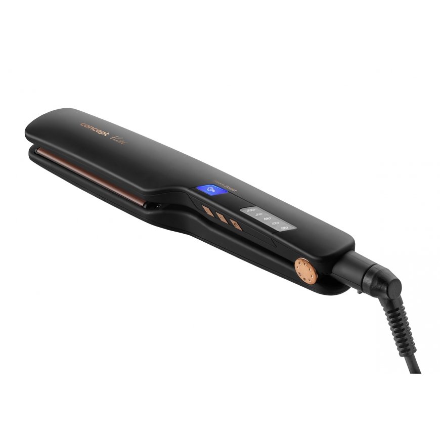 Concept VZ6010 hair styling tool Straightening iron Steam Black, Bronze 54 W 2.5 m – 4