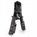 Spacetronik RJ45/RJ12/RJ11-puristin LAN-testerillä NT-CT04 Spacetronik RJ45/RJ12/RJ11-puristin LAN-testerillä NT-CT04
