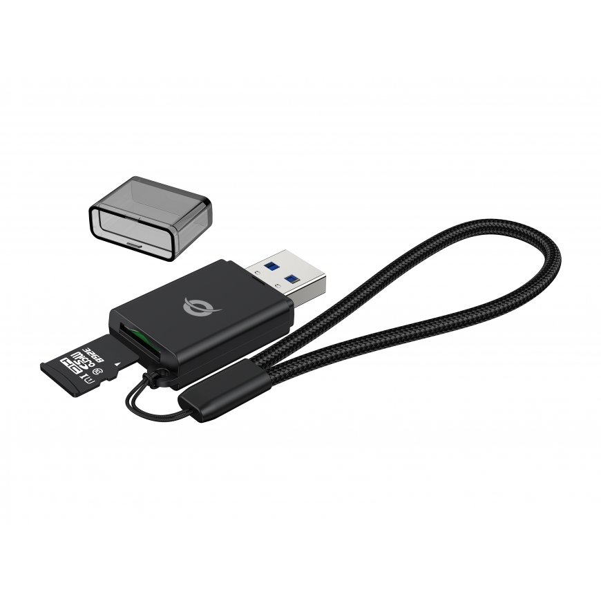 Conceptronic BIAN07B кардридер USB 3.2 Gen 1 (3.1 Gen 1) Type-A Черный – 3