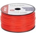 Red extension cable approximately 1x0.75 mm2 100 m 3.75 A 12/230 V amio-04450