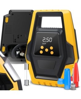 Retoo kompresors automašīnām sūknis sprieguma 12 V 35 l/min ar LCD LED.