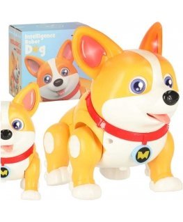 Ikonka Interaktiivinen leikkikoira Corgi, 20x12x17 cm