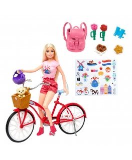 Barbie Pink Passport -nukke ja -lelu