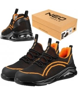 Neo Tools S1 SR Neo Air Work Shoes, steel toe, orange, size 47