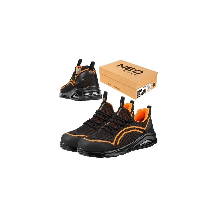 Neo Tools S1 SR Neo Air darba apavi, tērauda pirksts, oranžs, 47. izmērs