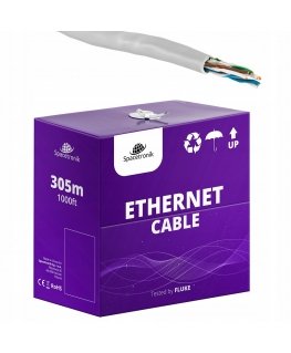 Spacetronik Varžtas CAT5e U/UTP AWG24 CU PVC OD 5,0‐Eca 305m
