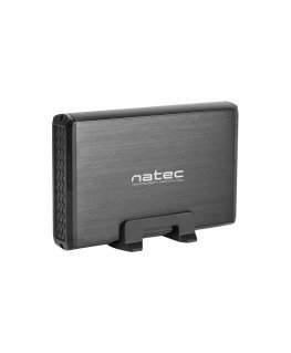 NATEC NKZ-0448 saugojimo diskų korpusas HDD korpusas Juoda 3.5"