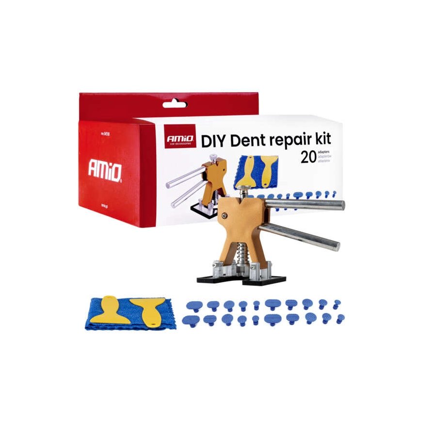 Body dent repair kit with 20-foot dent pads amio-04598 – 2