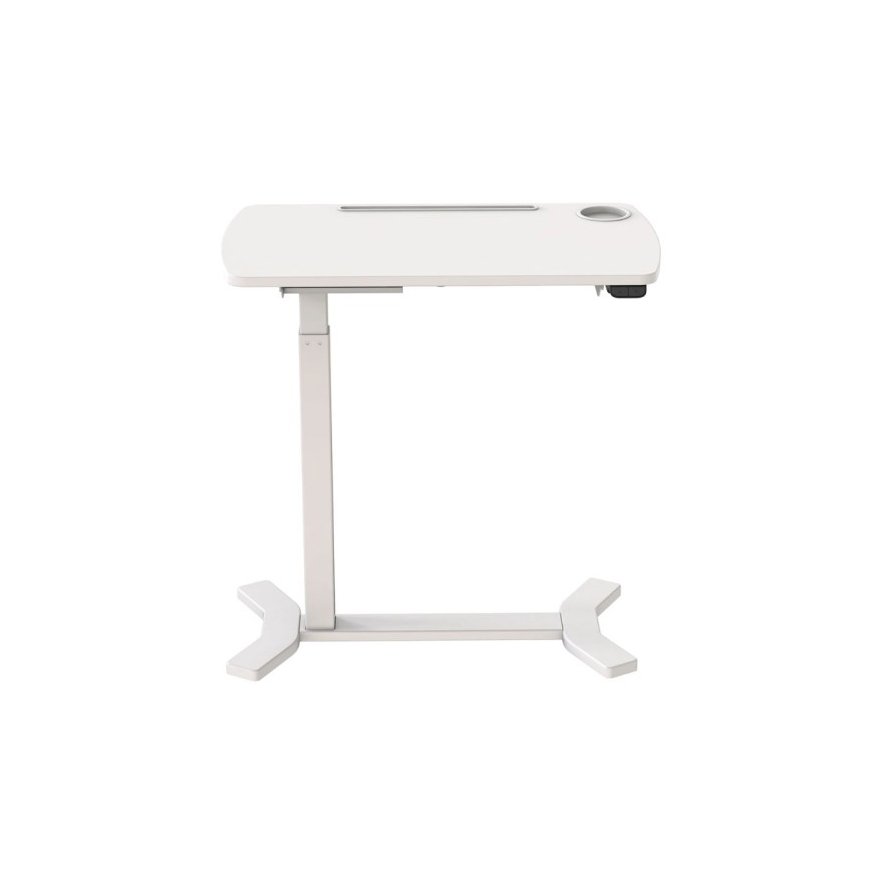 Spacetronik Electric Table with Wheels Buddy White – 2