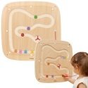 Viga Toys VIGA Wooden Sensory Manipulation Board Gravity Flow Viga Toys VIGA Wooden Sensory Manipulation Board Gravity Flow