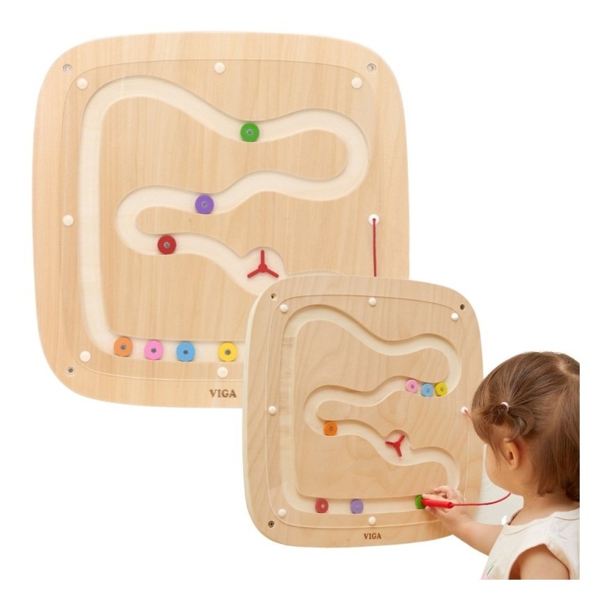 Viga Toys VIGA Wooden Sensory Manipulation Board Gravity Flow – 2