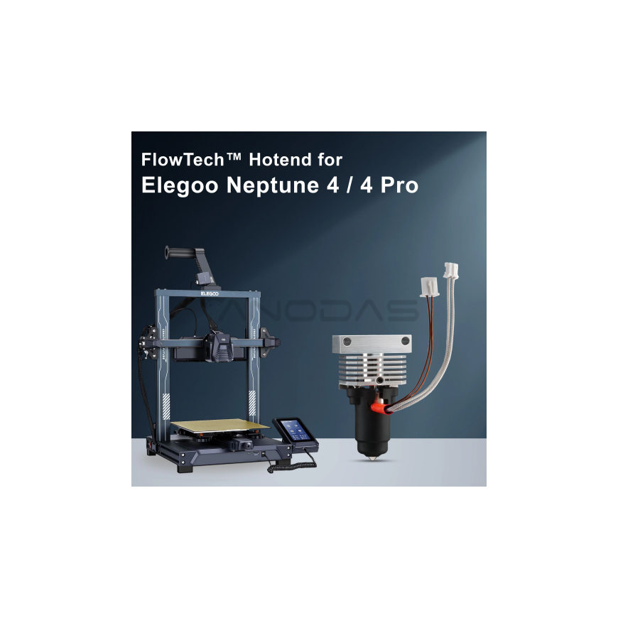 Micro Swiss FlowTech™ karstā galviņa, paredzēta ELEGOO Neptune 4 / 4 Pro – 2