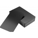 Oem alumīnija vizītkarte gravēšanai - melna - 54x86mm - Oem alumīnija vizītkarte gravēšanai - melna - 54x86mm -