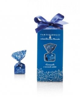 Antica Torroneria Piemontese Šokolādēti trifeļi Sveicieni CARAMELLO EL NOCCIOLE SALATE 160g