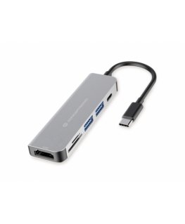 Conceptronic DONN02G kannettavien tietokoneiden telakka ja porttitoistin USB 3.2 Gen 1 (3.1 Gen 1) T