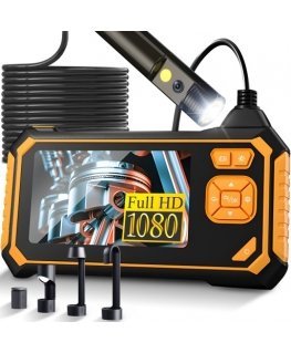 Retoo Endoscope Inspection Camera 6 LEDs 4 Angles HD 4.3''