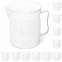 Steinberg Systems Plastmasas laboratorijas stikls ar 500 ml graduāciju - 10 gab. Steinberg Systems Plastmasas laboratorijas stikls ar 500 ml graduāciju - 10 gab.