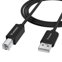 Wozinsky WKDDY3S USB-B - USB-A 480Mb|s Cable 2m - Black Wozinsky WKDDY3S USB-B - USB-A 480Mb|s Cable 2m - Black