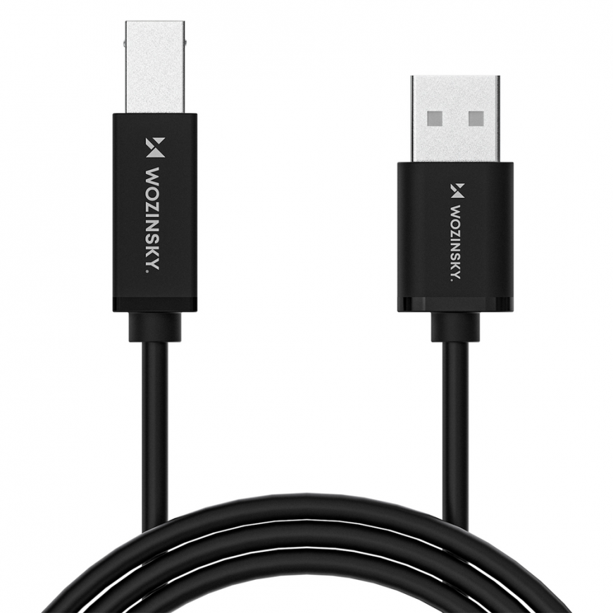 Wozinsky WKDDY3S USB-B - USB-A 480Mb|s Cable 2m - Black – 2