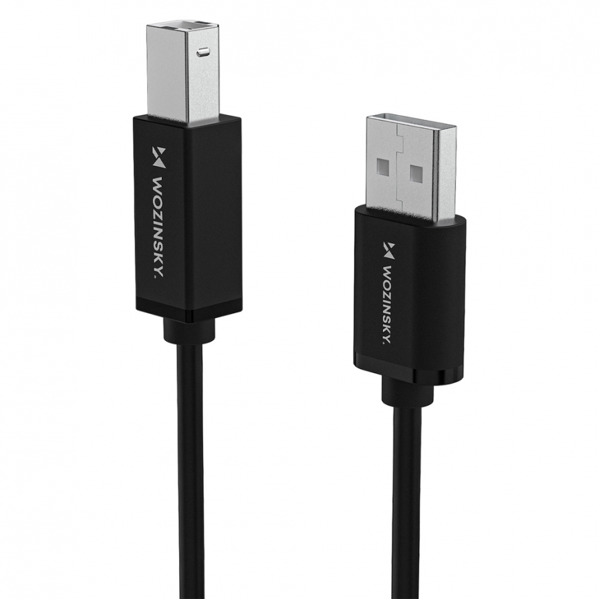Wozinsky WKDDY3S USB-B - USB-A 480Mb|s Cable 2m - Black – 3