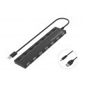 Conceptronic HUBBIES08B keskitin USB 2.0 480 Mbit/s musta Conceptronic HUBBIES08B keskitin USB 2.0 480 Mbit/s musta