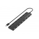 Conceptronic HUBBIES08B sąsajos šakotuvas USB 2.0 480 Mbit/ai Juoda Conceptronic HUBBIES08B sąsajos šakotuvas USB 2.0 480 Mbit/ai Juoda