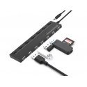 Conceptronic HUBBIES08B хаб-разветвитель USB 2.0 480 Мбит/с Черный Conceptronic HUBBIES08B хаб-разветвитель USB 2.0 480 Мбит/с Черный
