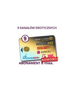 paslaugos prieiga prie kanalų ELITE HD 9+ Stars 9ch/6m VCC6