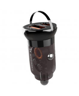 Wozinsky 65W Car Charger USB-C PD 65W | USB-A 45W QC 3.0 - Black
