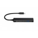 Conceptronic HUBBIES12B interfeisa centrmezgls USB 3.2 Gen 1 (3.1 Gen 1) Type-C 5000 Mbit/s Melns Conceptronic HUBBIES12B interfeisa centrmezgls USB 3.2 Gen 1 (3.1 Gen 1) Type-C 5000 Mbit/s Melns